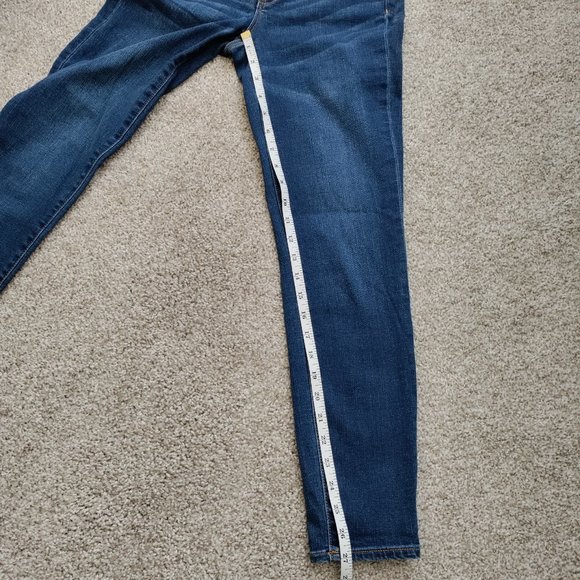 J. Crew Mid Rise Skinny Jeans in Rockaway Wash Size W27 L28 - Picture 11 of 12
